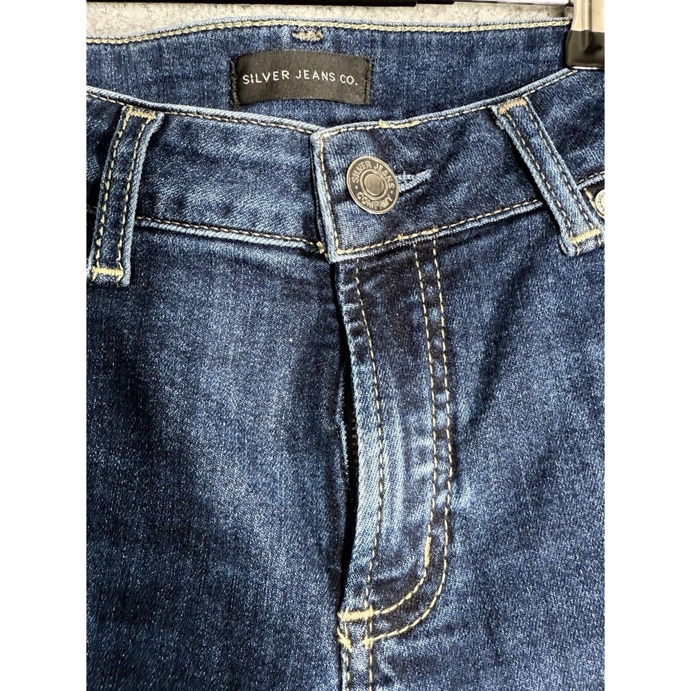 Silver Suki  Skinny Crop‎ Jeans Women's Size 30x25 Low Rise Medium